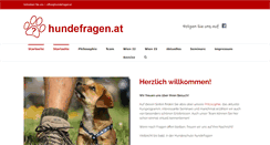 Desktop Screenshot of hundefragen.at