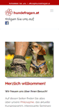 Mobile Screenshot of hundefragen.at